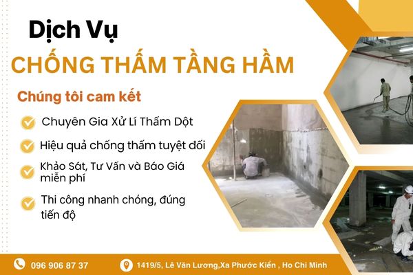 <p dir="ltr" style="text-align: center;" role="presentation"><span style="font-size: 14pt;"><strong>Chống Thấm Tầng Hầm</strong></span></p>